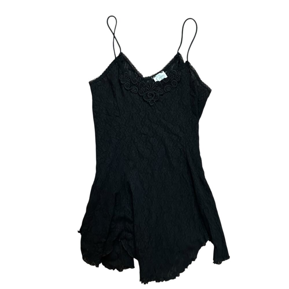Vintage Cinema Etoile Lace Mini Dress Womens Small Whimsigoth Witchy Lingerie